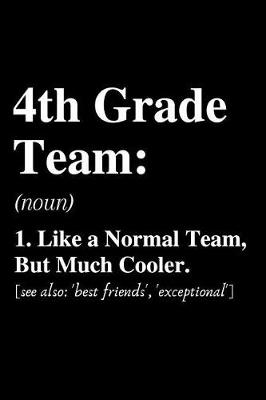 Book cover for 4th Grade Team...