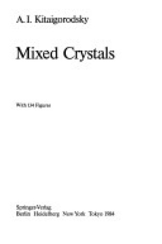 Cover of Mixed Crystals