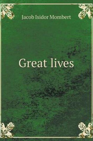 Cover of Great lives