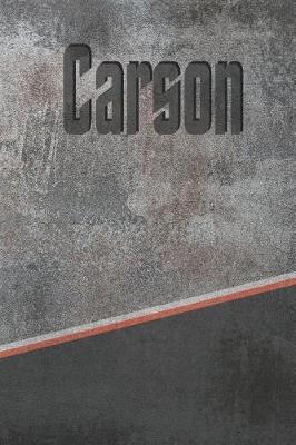 Book cover for Carson