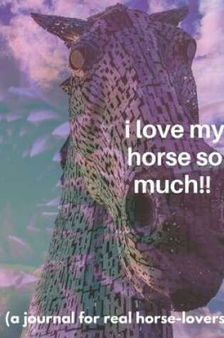 Cover of I love my horse so much!! (a journal for real horse-lovers)