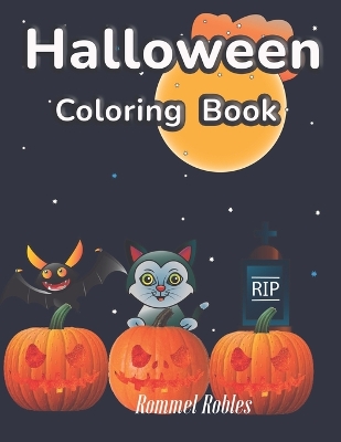 Book cover for Halloween Coloring Book