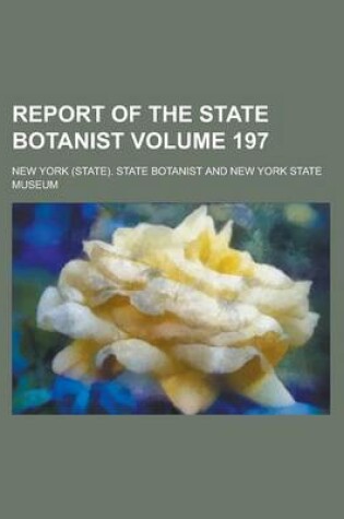 Cover of Report of the State Botanist (Volume 1909-1915)