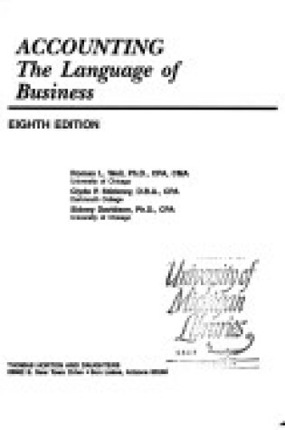 Cover of Accounting