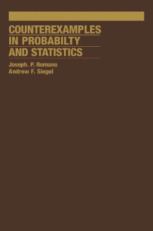 Cover of Counterexamples in Probability And Statistics