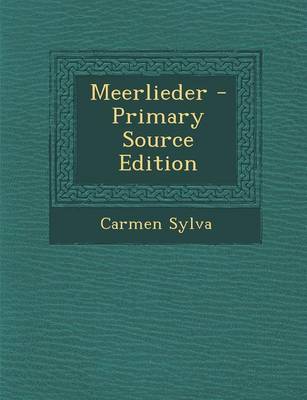 Book cover for Meerlieder