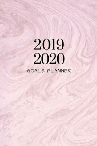 Cover of 2019 2020 Marble Pink 15 Months Daily Planner