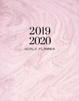 Book cover for 2019 2020 Marble Pink 15 Months Daily Planner