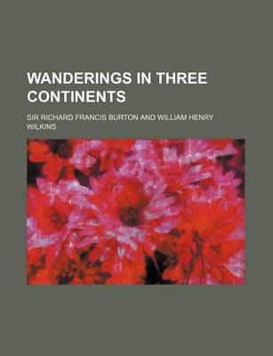 Book cover for Wanderings in Three Continents