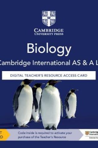 Cover of Cambridge International AS & A Level Biology Digital Teacher's Resource Access Card