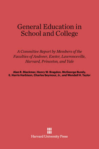 Cover of General Education in School and College