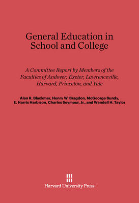 Book cover for General Education in School and College