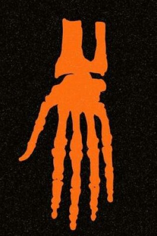 Cover of Orange Skeleton Hand Journal