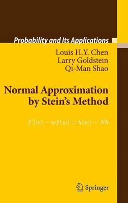 Book cover for Normal Approximation by Stein's Method