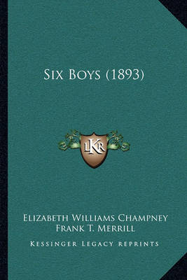 Book cover for Six Boys (1893)