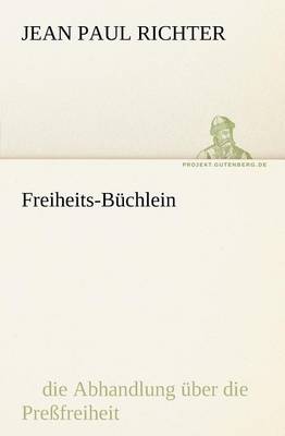 Book cover for Freiheits-Buchlein