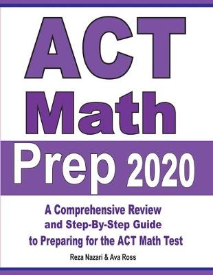 Book cover for ACT Math Prep 2020