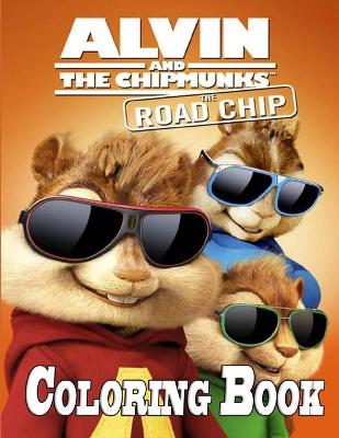 Book cover for Alvin and The Chipmunks Coloring Book