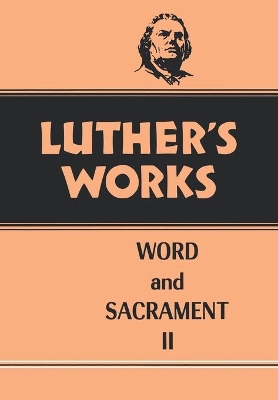 Book cover for Luther's Works, Volume 36