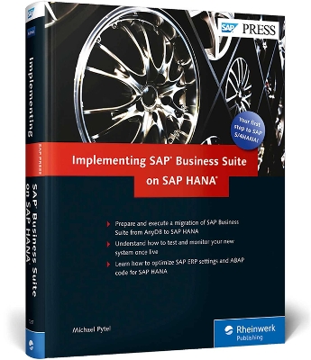 Book cover for Implementing SAP Business Suite on SAP HANA