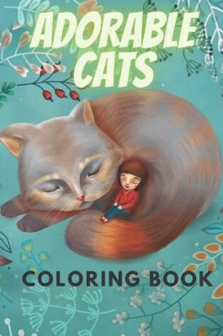 Cover of Adorable Cats Coloring Book