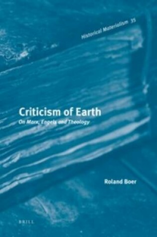 Cover of Criticism of Earth