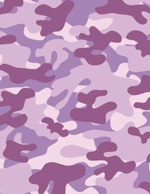 Book cover for Camouflage Purple Notebook - 5x5 Graph Paper