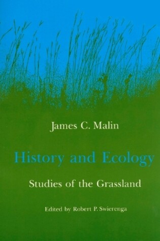 Cover of History and Ecology