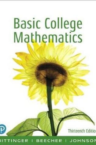 Cover of Basic College Math, Books a la Carte Edition