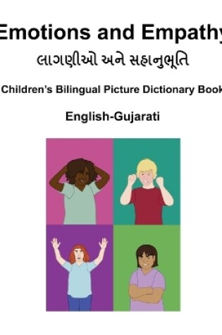 Cover of English-Gujarati Emotions and Empathy Children's Bilingual Picture Dictionary Book