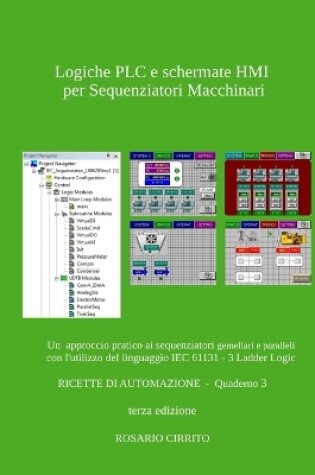 Cover of Logiche PLC e schermate HMI per l'automazione dei Sequenziatori Macchinari