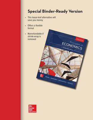 Book cover for Loose-Leaf for Principles of Economics, a Streamlined Approach