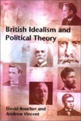 Book cover for British Idealism and Political Theory
