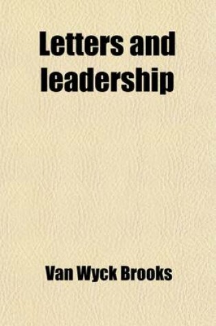 Cover of Letters and Leadership