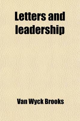 Book cover for Letters and Leadership