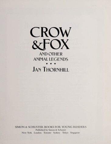Book cover for Crow & Fox and Other Animal Legends