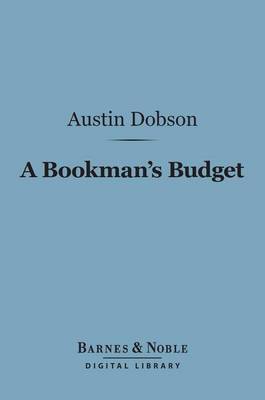 Book cover for A Bookman's Budget (Barnes & Noble Digital Library)