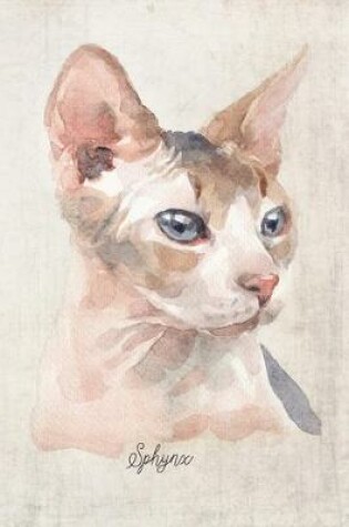 Cover of Sphynx Cat Portrait Notebook