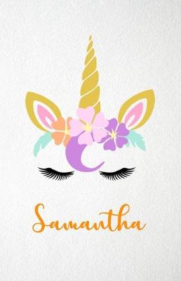 Book cover for Samantha A5 Lined Notebook 110 Pages