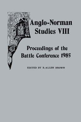 Book cover for Anglo-Norman Studies VIII