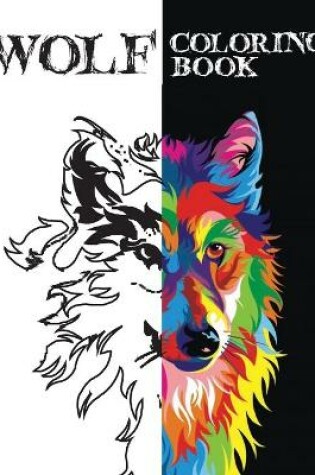 Cover of wolf coloring book