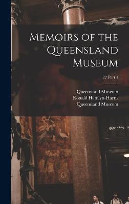 Cover of Memoirs of the Queensland Museum; 27 part 1