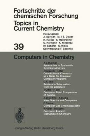 Cover of Computers in Chemistry