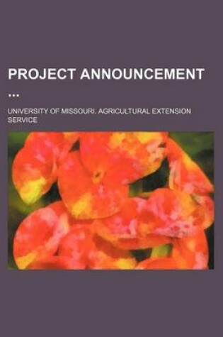 Cover of Project Announcement