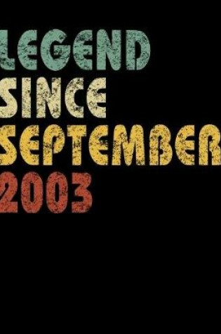 Cover of Legend Since September 2003