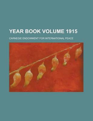 Book cover for Year Book Volume 1915