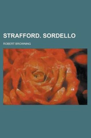 Cover of Strafford. Sordello