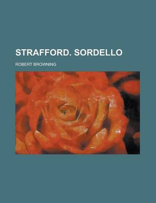 Book cover for Strafford. Sordello