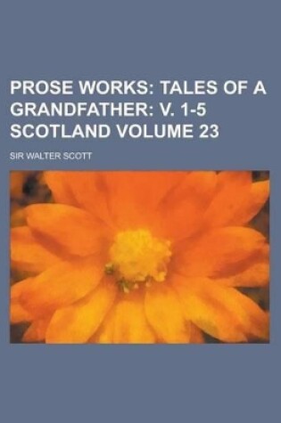 Cover of Prose Works Volume 23