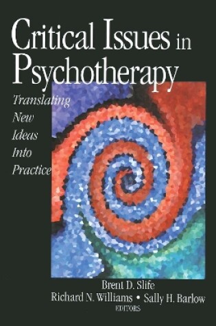 Cover of Critical Issues in Psychotherapy